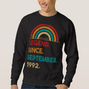Sudadera Leyenda desde septiembre de 1992: Nació el 30 aniv