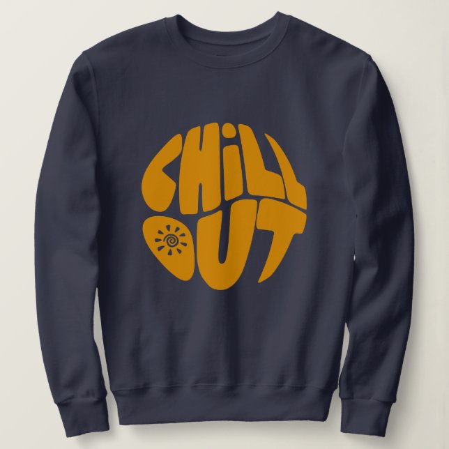 Sudadera Leyenda dibujada a mano en forma de bola (Anverso del diseño)