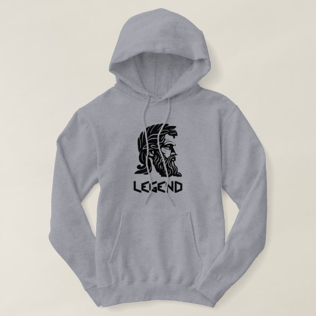 Sudadera Leyenda | Dios griego (Diseño del anverso)