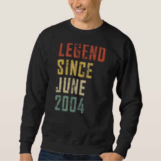 Sudadera Leyenda masculina de 18 años desde junio de 2004 1