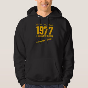 Sudadera Leyenda Nacida en 1977 Celebración de la Vintage d