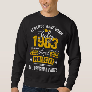 Sudadera Leyenda Nacida En Julio De 1983 39º Cumpleaños 39