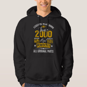 Sudadera Leyenda Nacida En Junio De 2000 22º Cumpleaños 22