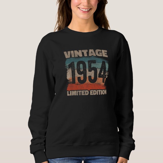 Sudadera Leyenda Vintage 1954 Desde 1954 (Anverso)
