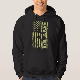 Sudadera Leyenda Vintage Us Flag Desde 1939 Para Hombres Mu
