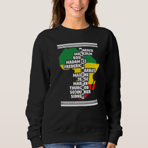 Sudadera Leyendas del Mes de la Historia Negra Ídolos Afroa