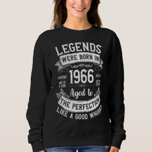 Sudadera Leyendas Nacidas En 1966 Como Una Buena Leyenda Wh