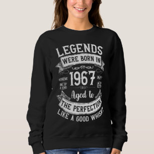 Sudadera Leyendas Nacidas En 1967 Como Una Buena Leyenda Wh
