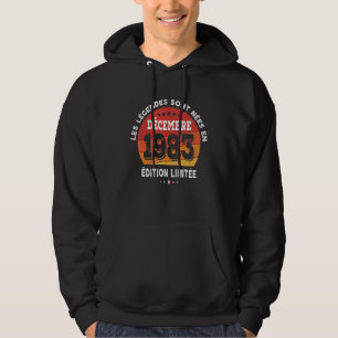 Sudadera Leyendas Nacidas En Diciembre De 1983 39º Cumpleañ
