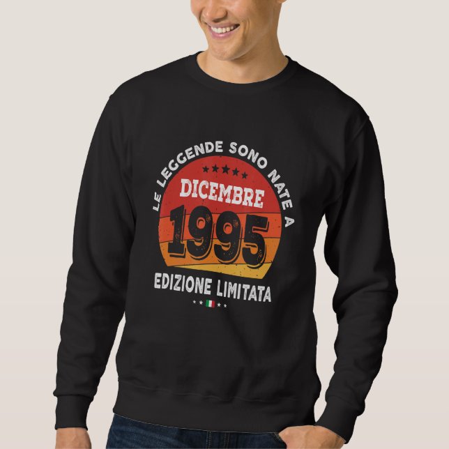 Sudadera Leyendas Nacidas En Diciembre De 1995 27º Cumpleañ (Anverso)