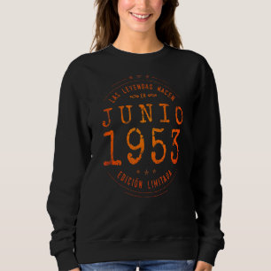 Sudadera Leyendas Nacidas En Junio De 1953 69º Cumpleaños 6