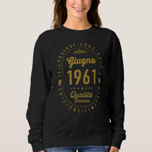 Sudadera Leyendas Nacidas En Junio De 1961 61º Cumpleaños 6