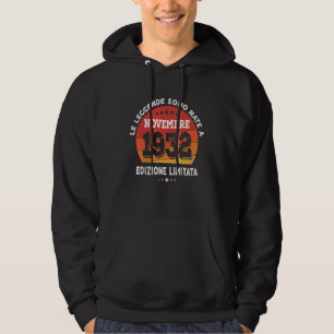 Sudadera Leyendas Nacidas En Noviembre De 1932 90º Cumpleañ