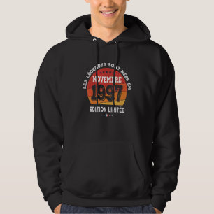 Sudadera Leyendas Nacidas En Noviembre De 1997 25º Cumpleañ