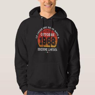 Sudadera Leyendas Nacidas En Octubre De 1968 54º Cumpleaños
