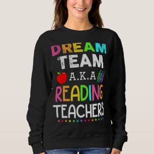 Sudadera Leyendo a profesores sueñan con un equipo de lectu