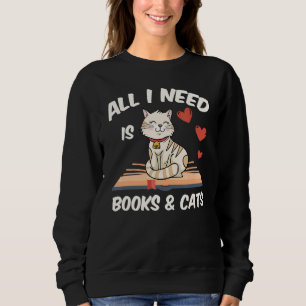 Sudadera Leyendo animaciones del libro de gatos Gatitos Ven