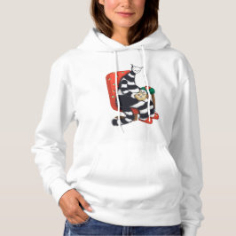 Sudadera Leyendo el amante del libro del gato