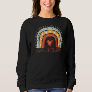 Sudadera Leyendo el arcoiris del profesor de intervención d