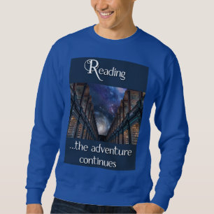 Sudadera Leyendo, la aventura continúa