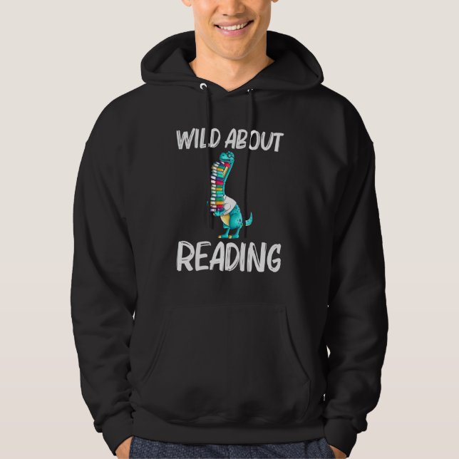 Sudadera Leyendo libros para hombres lectores de libros de  (Anverso)