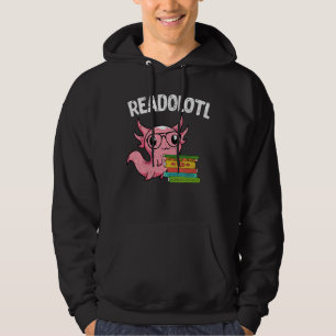Sudadera Leyendo libros Salamander Bookworm Readolotl Axolo