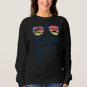 Sudadera Leyendo profesor sin cargo Gafas de sol playa Retr