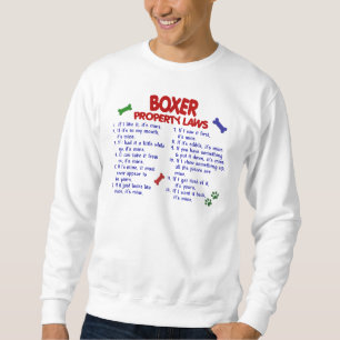 Sudadera Leyes 2 de la propiedad del boxeador