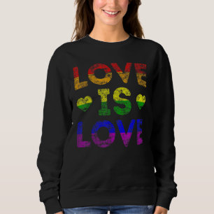 Sudadera Lgbt Apoya El Orgullo Arcoiris Amar A Las Lesbiana