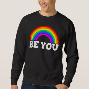 Sudadera Lgbt Apoya El Orgullo Arcoiris Sea Tu Trata Lesbia