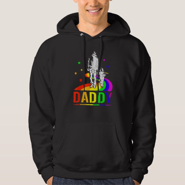 Sudadera Lgbt Daddy Lgbt Orgullo Papá Papá (Anverso)