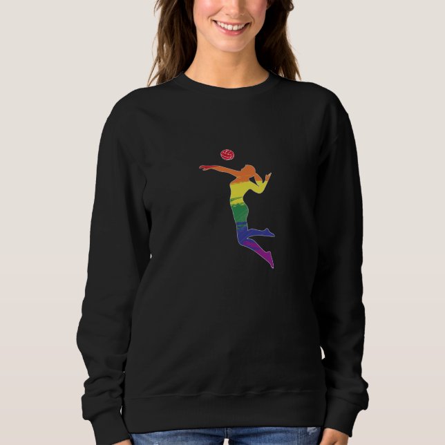 Sudadera LGBT de voleibol (Anverso)