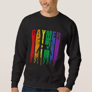 Sudadera Lgbt Gamer Gaymer Orgullo Gay Arcoiris Gamepad Lgb