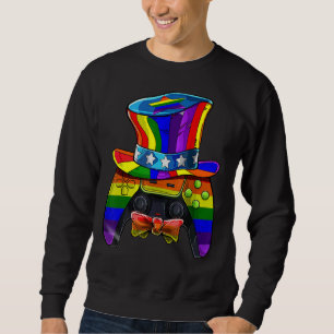Sudadera Lgbt Gamer Video Game Controller Rainbow Lgbt Prid