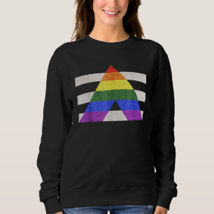 Sudadera Lgbt & Gay Pride Ally Bandera Lgbt Ally