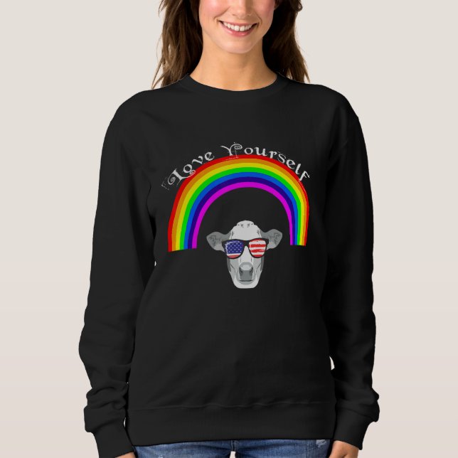 Sudadera LGBT Lesbian Gay Bisexual Transgender Pride Queer  (Anverso)