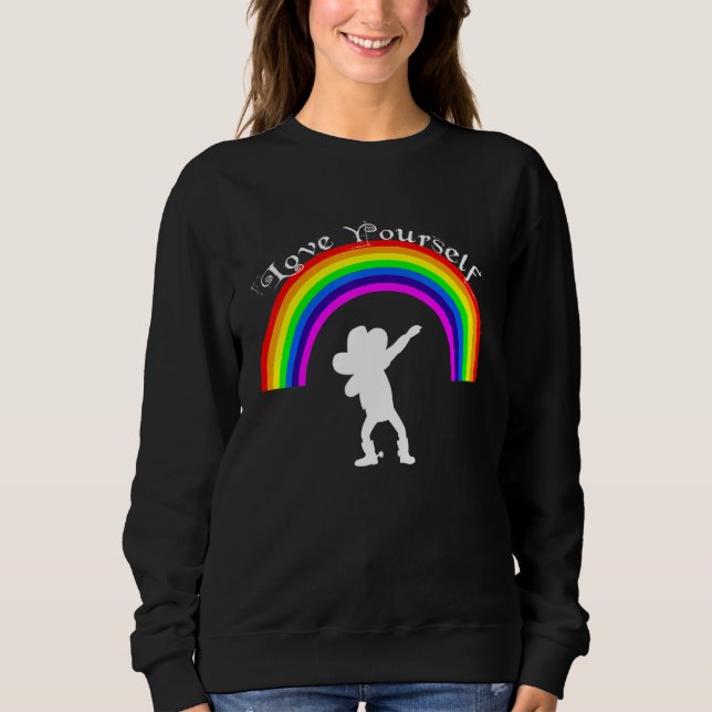 Sudadera LGBT Lesbian Gay Bisexual Transgender Pride Queer  (Anverso)