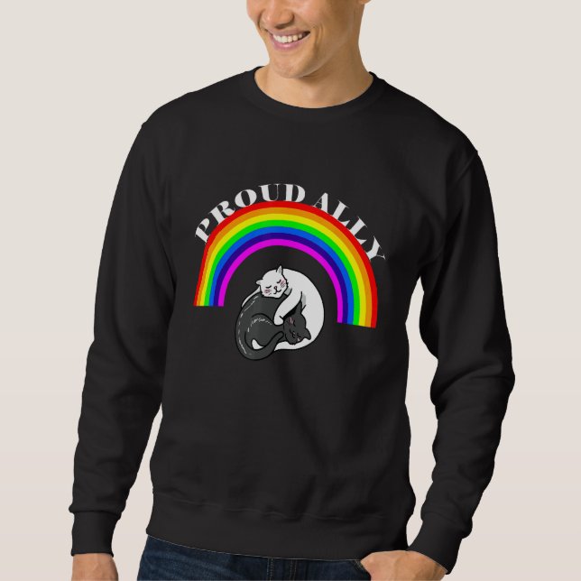 Sudadera LGBT Lesbian Gay Bisexual Transgender Pride Queer  (Anverso)
