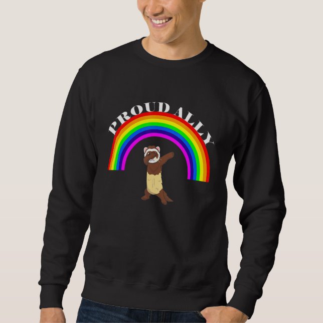 Sudadera LGBT Lesbian Gay Bisexual Transgender Pride Queer  (Anverso)