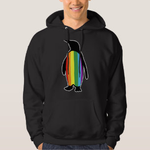 Sudadera Lgbt Lgbtq Orgullo Gay Bandera Arcoiris Pingüino