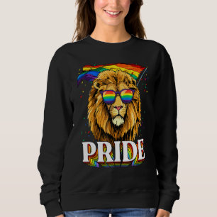 Sudadera Lgbt Lion Gay Prige Lgbtq Banda Arcoiris Gafas De 