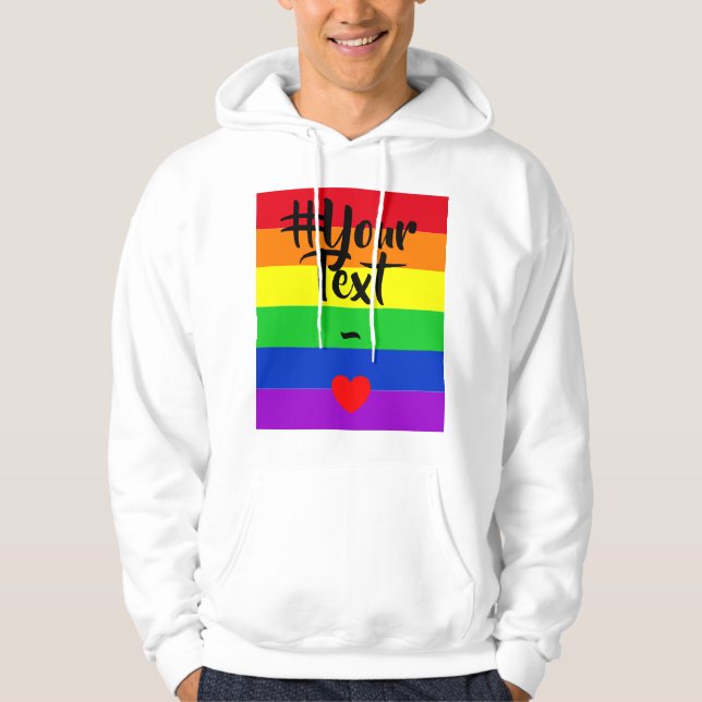 Sudadera #LGBT #love #primo #gay #lesbian #libertad #desfil (Anverso)