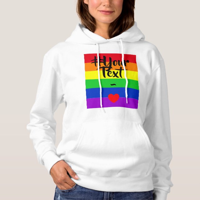 Sudadera #LGBT #love #primo #gay #lesbian #libertad #desfil (Anverso)