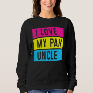 Sudadera Lgbt Orgullo Amor Mi Pan Tío Pansexual Apoyo Fam