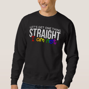 Sudadera Lgbt Orgullo Arcoiris Obtengamos Una Cosa Directa