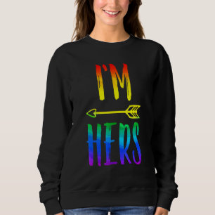 Sudadera Lgbt Orgullo De Que Soy Ella Mina Pareja Lesbiana