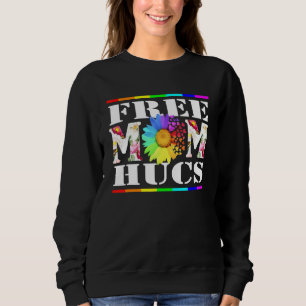 Sudadera Lgbt Orgullo Gay Mamá Libre Abraza El Girasol