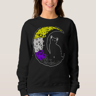 Sudadera Lgbt Orgullo Movimiento Social No Gato Binario Lun