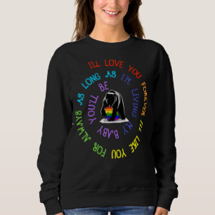Sudadera Lgbt Oso Mamá te amaré por siempre me gustará
