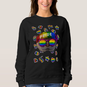 Sudadera Lgbt Otter Gay Pride Mes Animal Rainbow Lesbian